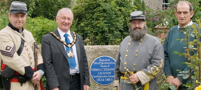 stonewall jackson plaque