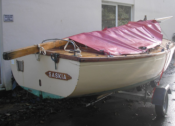 St. Mawes One Design in for repairs | Wooden Boat Builder